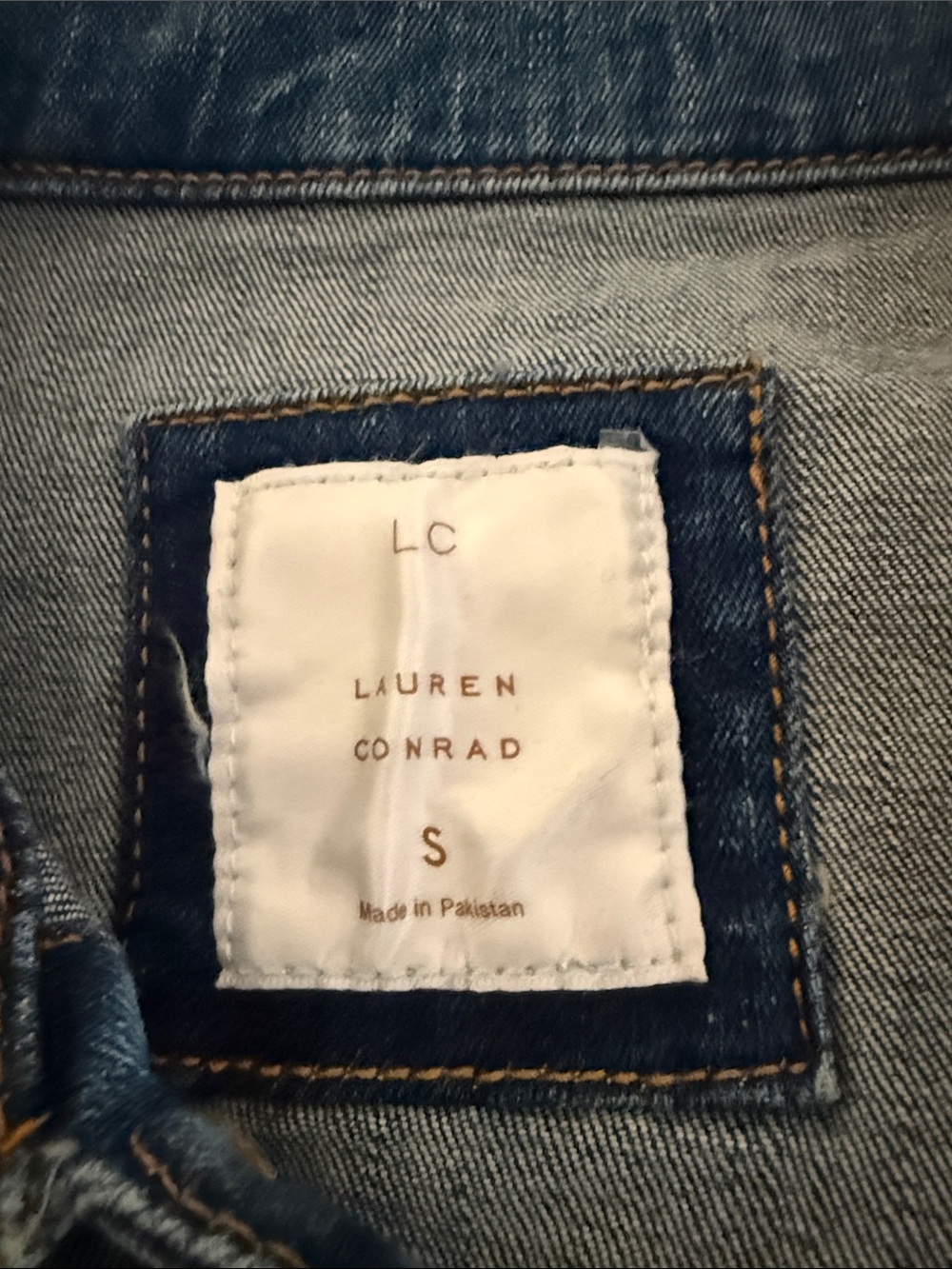 LC Lauren Conrad Medium Blue Denim Jean Jacket - Picture 2 of 15